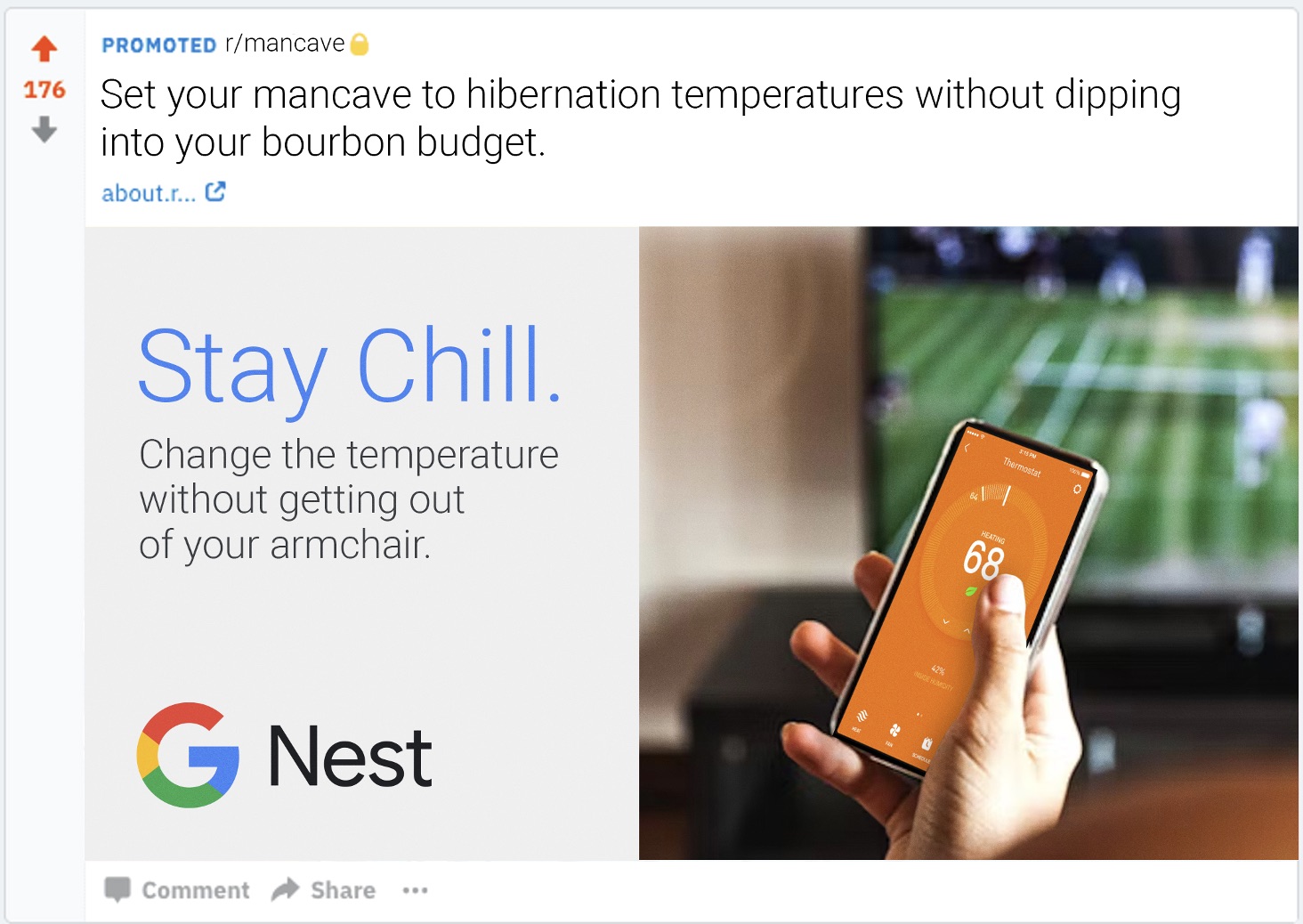 Reddit ad